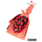 Bouquet Plano 25 Rosas Premium (Cod.620) Bouquet Plano 25 Rosas Premium (Cod.620)