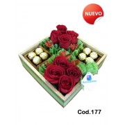 Jardin Romantico Rosas y Chocolates (Cod.177) Jardin Romantico Rosas y Chocolates (Cod.177)