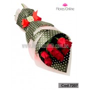 Bouquet Dots 9 Rosas(Cod.7207) Bouquet Dots 9 Rosas(Cod.7207)