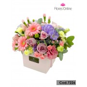 Arreglo Delicadeza Flores Mix (Cod.7226) Arreglo Delicadeza Flores Mix (Cod.7226)