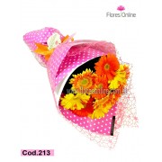 Bouquet Gerberas Vibrante (Cod.213) Bouquet Gerberas Vibrante (Cod.213)