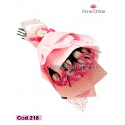 Bouquet 25 Rosas Malibú (Cod.218) Bouquet 25 Rosas Malibú (Cod.218)