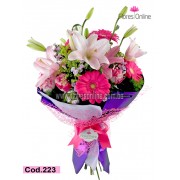 Bouquet Lirios Rosados (Cod.223) Bouquet Lirios Rosados (Cod.223)