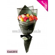 Bouquet Arcoiris 18 Rosas (Cod.2308) Bouquet Arcoiris 18 Rosas (Cod.2308)