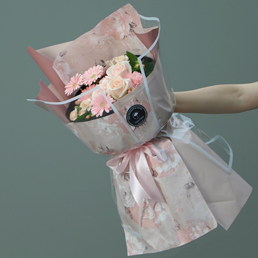 Bouquet Gerberas y Rosas (Cod.B169)