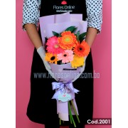 Bouquet 6 Gerberas (Cod.2001) Bouquet 6 Gerberas (Cod.2001)