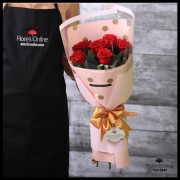 Bouquet Espiral 6 Rosas Rojas (Cod.2090) Bouquet Espiral 6 Rosas Rojas (Cod.2090)