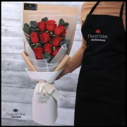 Bouquet 9 Rosas Rojas (Cod.2102) Bouquet 9 Rosas Rojas (Cod.2102)