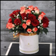 Arreglo 36 Rosas Rojo Blush (Cod.2182) Arreglo 36 Rosas Rojo Blush (Cod.2182)
