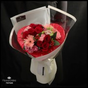 Bouquet Corazón Mix de flores (Cod.2307) Bouquet Corazón Mix de flores (Cod.2307)