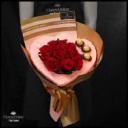 Bouquet Corazón y Chocolates (Cod.2308) Bouquet Corazón y Chocolates (Cod.2308)