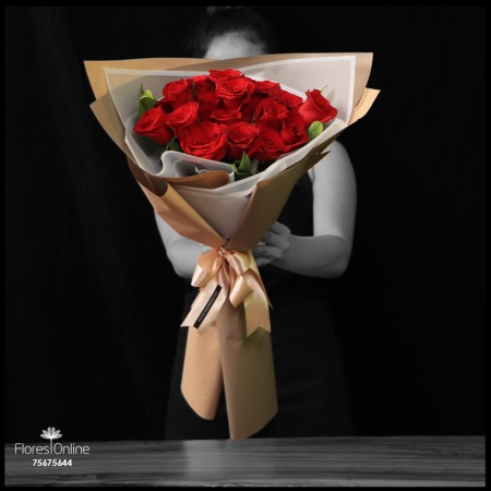 Bouquet 18 Rosas Premium (Cod.2324)
