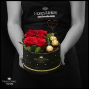 Detalle Romántico Rosas y Chocolates (Cod.2335)