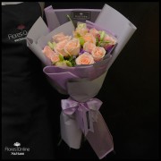 Bouquet 12 Rosas Champagne Lila (Cod.2358) Bouquet 12 Rosas Champagne Lila (Cod.2358)
