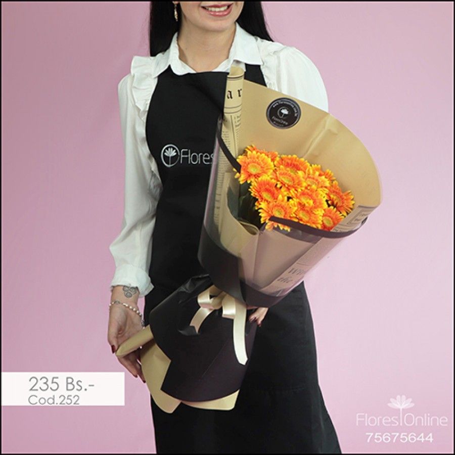 Bouquet Exótico Mini Gerbera (Cod.252)