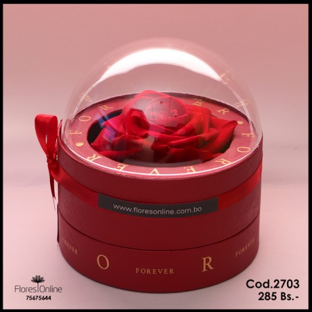 Rosa Eterna Premium Roja (Cod.2703)