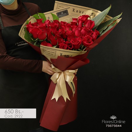 Bouquet Elite 50 Rosas (Cod.2922)