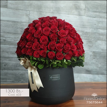 100 Rosas Romantico  Premium (Cod.603)