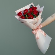 Bouquet Premium Rosas y clavelinas (Cod.B193)