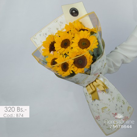 Bouquet Alegria Girasoles (Cod.B74)