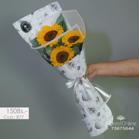 Bouquet Alegria Girasoles (Cod.B77)