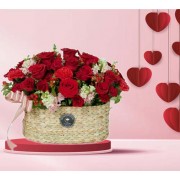 Cesta flores mix (Cod.R166)