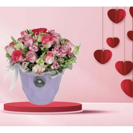 Arreglo Romántico Pink (R161)