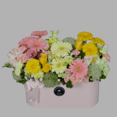 Arreglo elegancia tonos pasteles (Cod.R235)