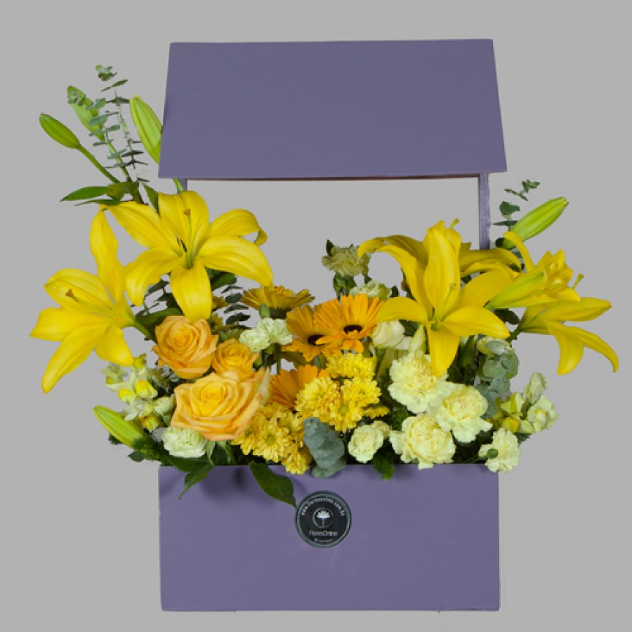 Arreglo Primavera Lirios y flores Mix (Cod.R236)