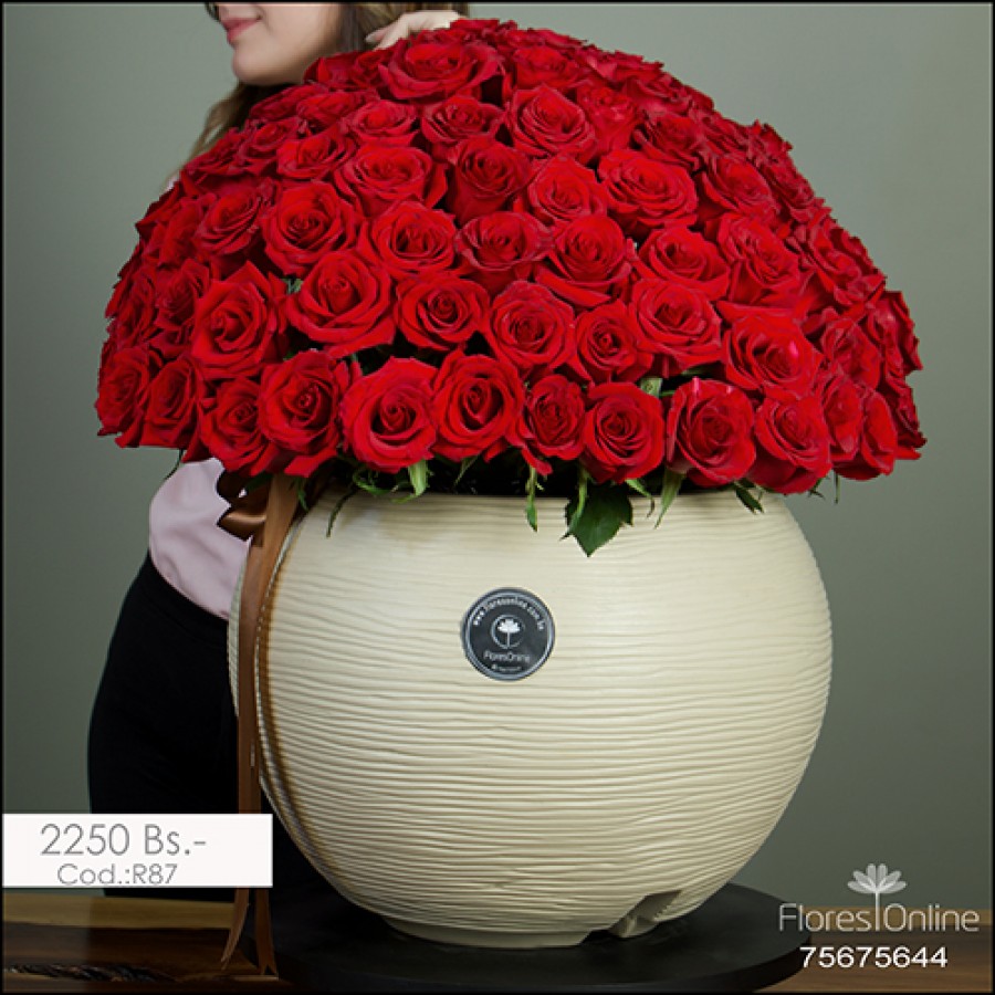 Sopresa Romantica 200 Rosas (Cod. R87)