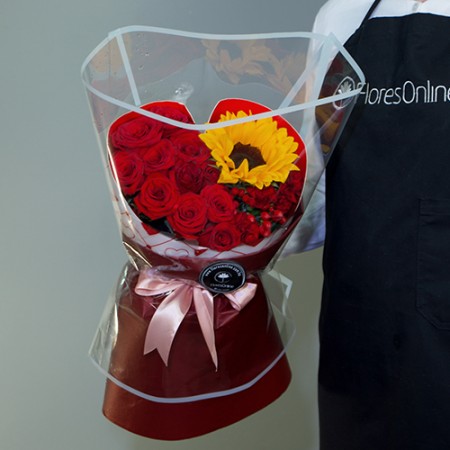 Bouquet Romantico flores Mix (Cod.B104)